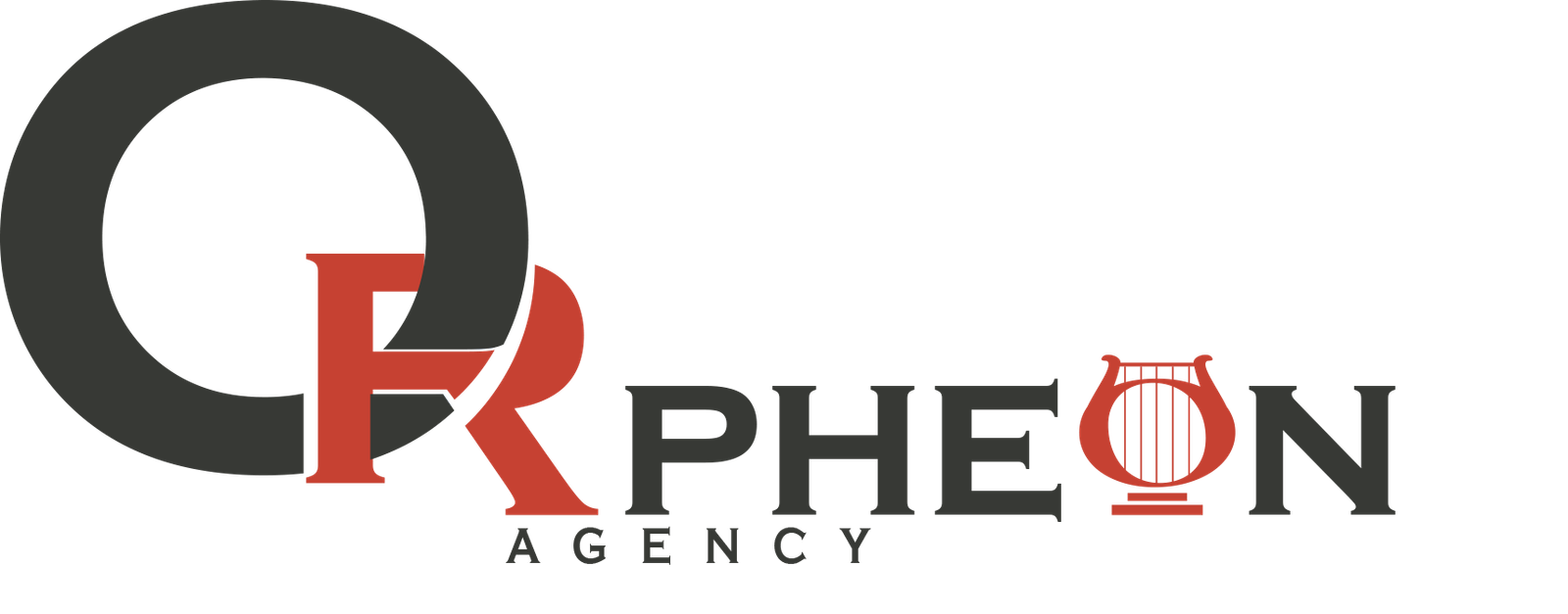 Es el logotipo de orpheon agency, mi agencia de marketing