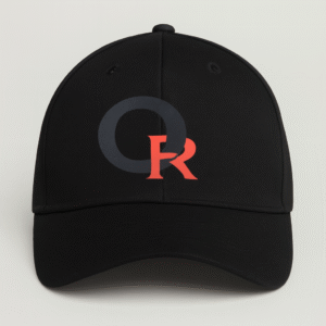 Gorra talla única negra con el logo de mi agencia